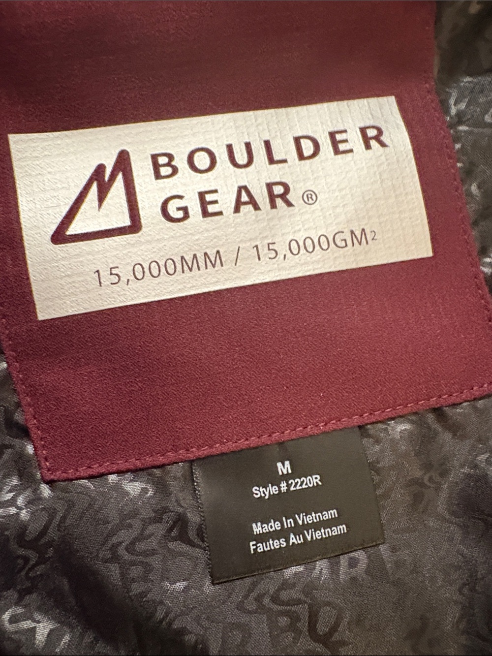 NWT [Boulder Gear] Goofy Insulated Wild Berry/Gray Colorblock Jacket Women’s M - Picture 14 of 15